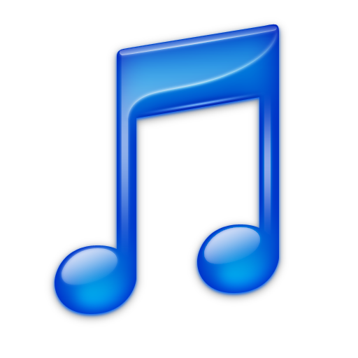 Blue iTunes Icon 512x512 png